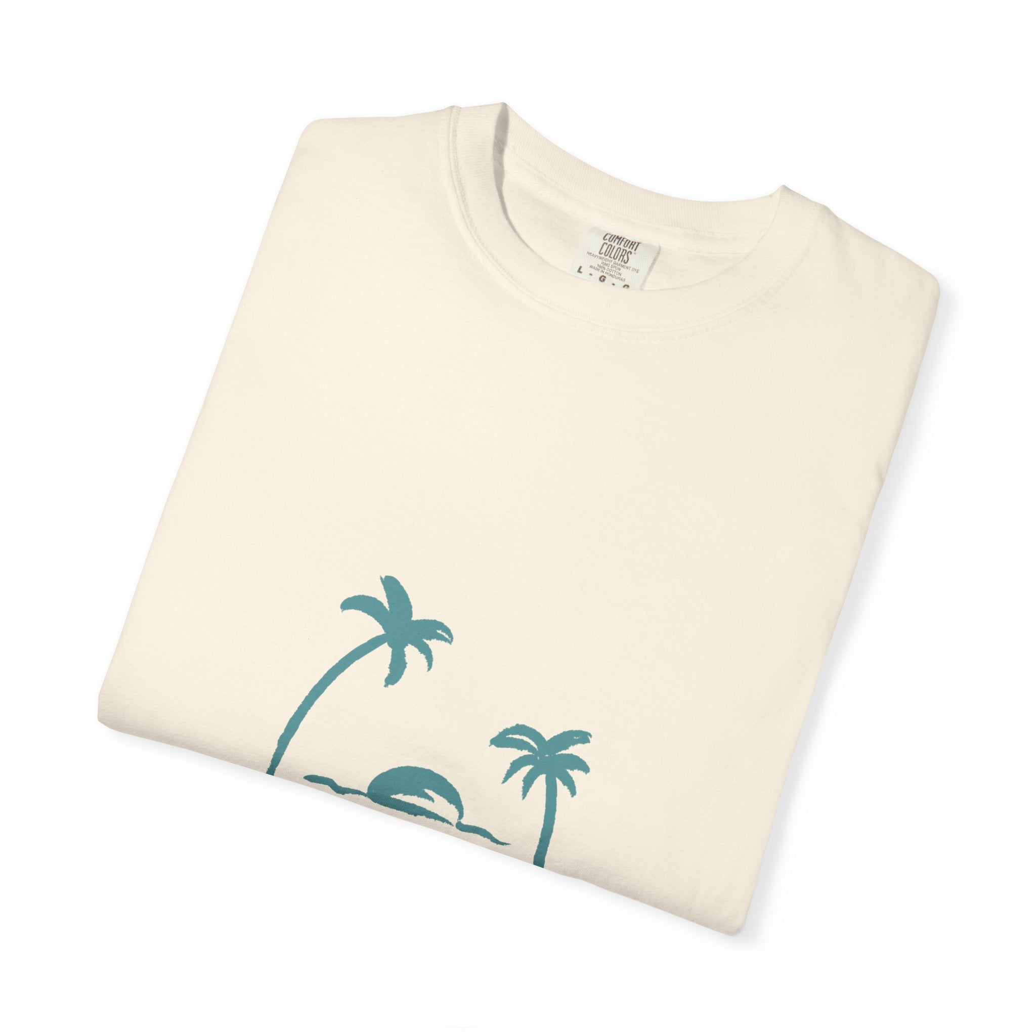 Holiday Palm Beach T-Shirt — Vintage Sunset Tropical Graphic
