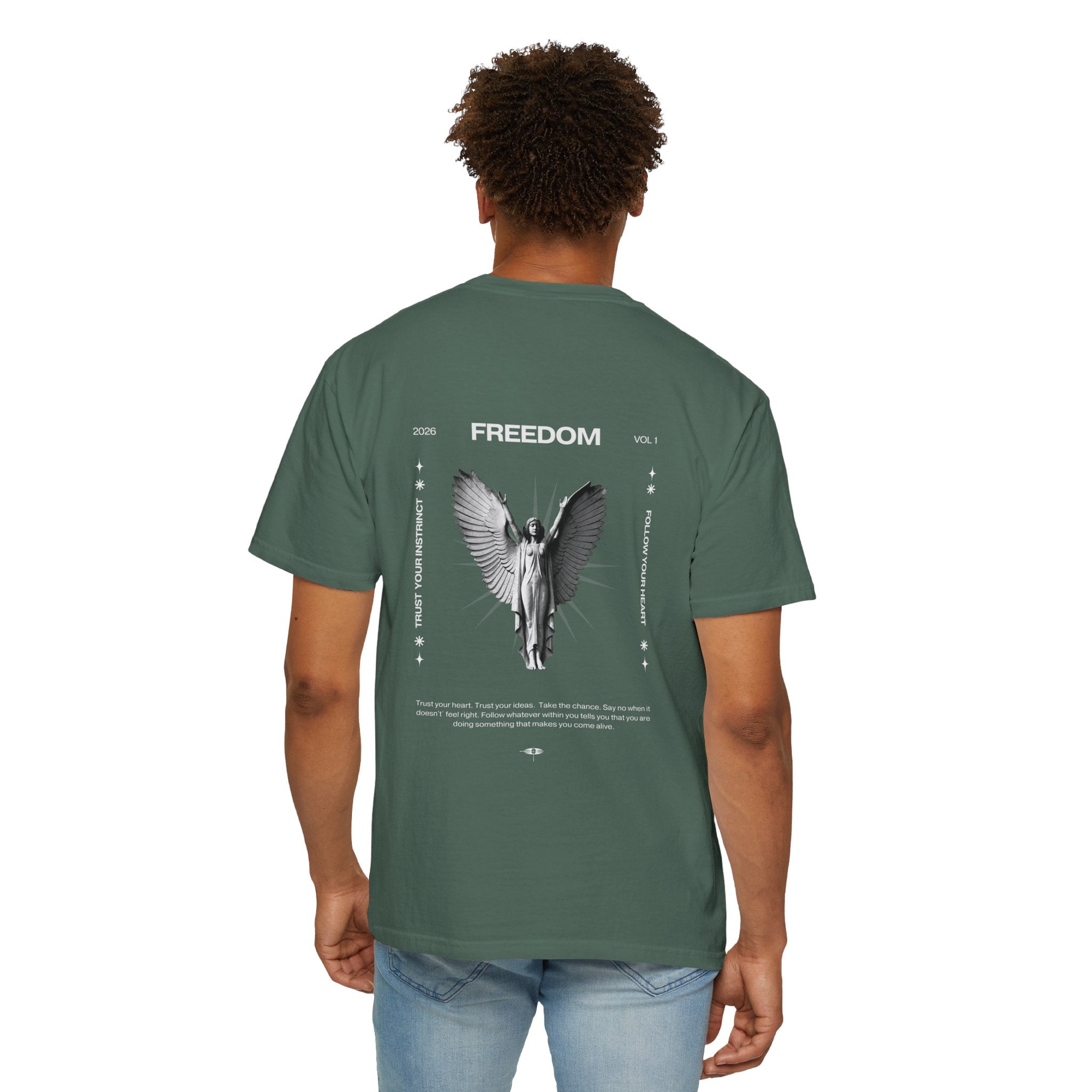 Freedom Angel Graphic T‑Shirt