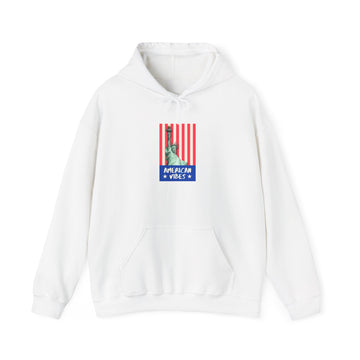 Liberty Statue Hoodie — "American Vibes" Patriotic Pullover