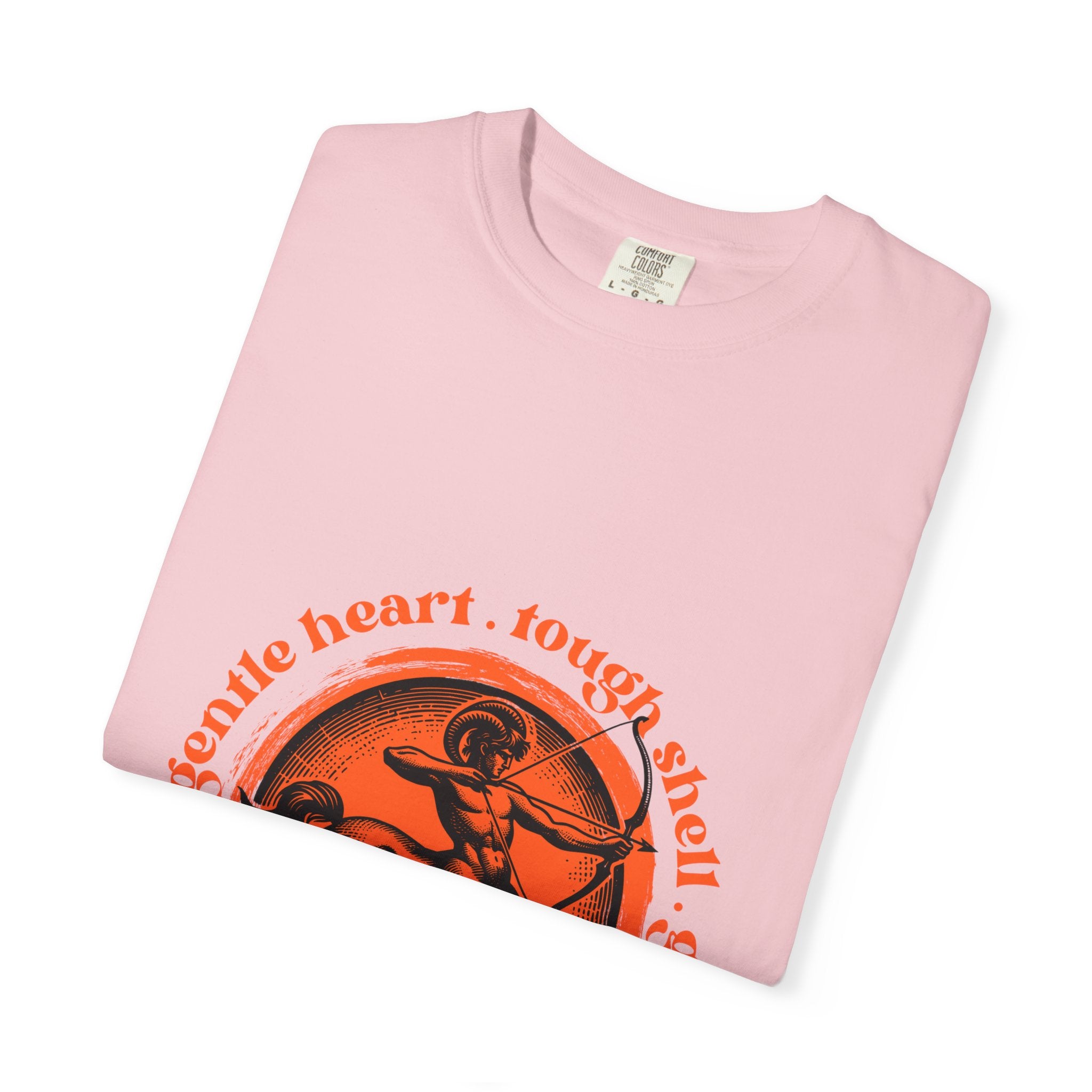 Aries Ram Graphic T-Shirt — "Gentle Heart, Tough Soul" Zodiac Tee