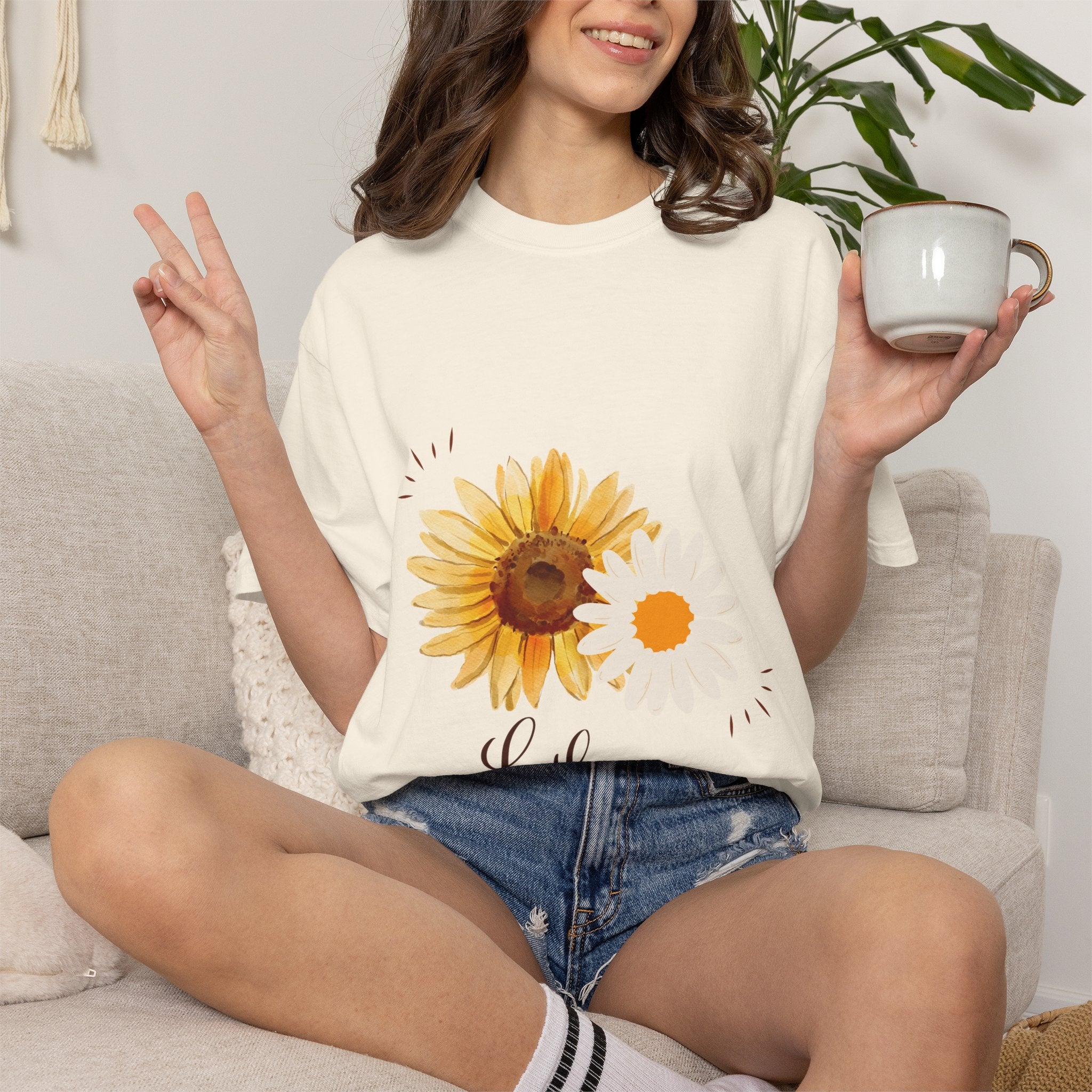 Sunflower "Be Happy" T-Shirt