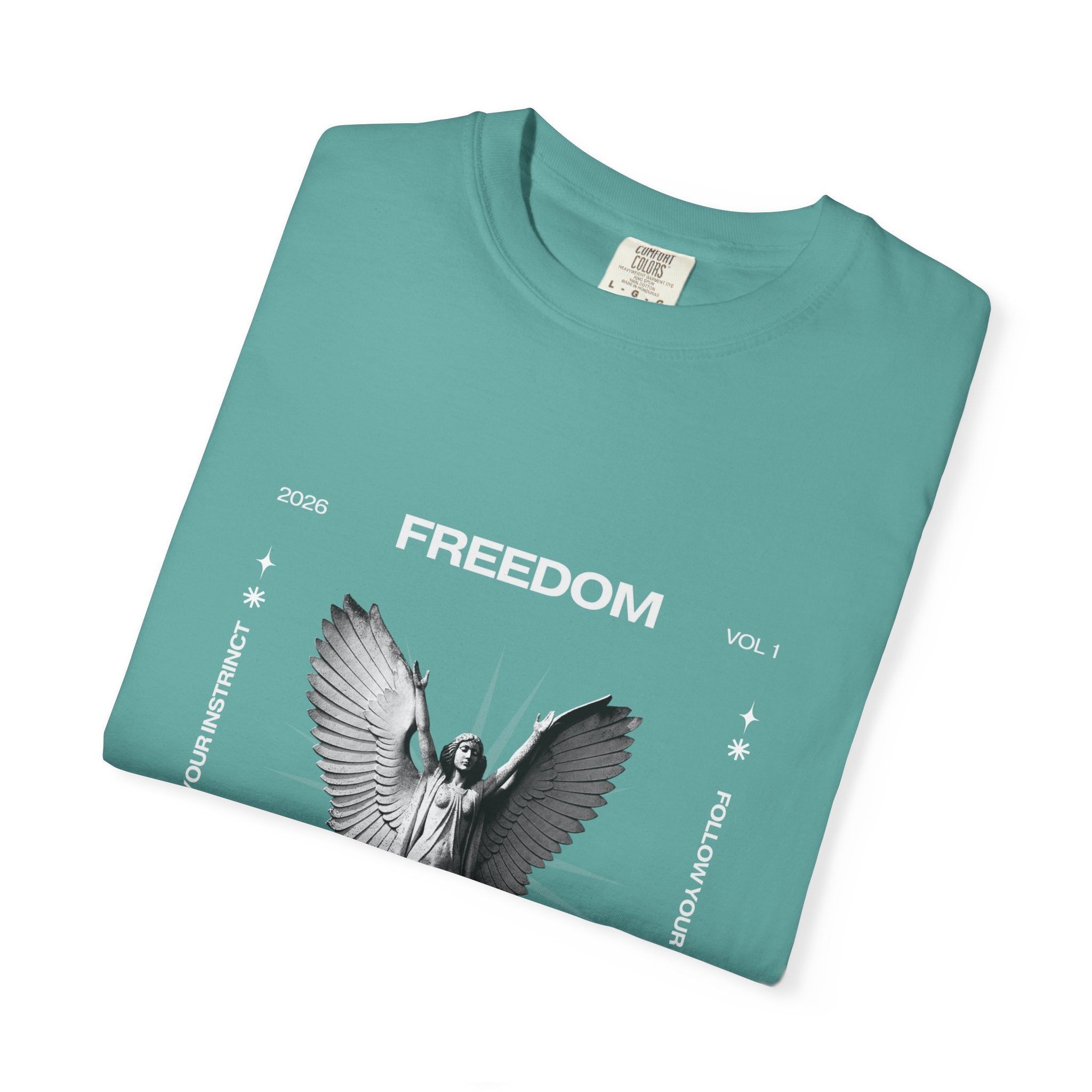 Freedom Angel Graphic T‑Shirt