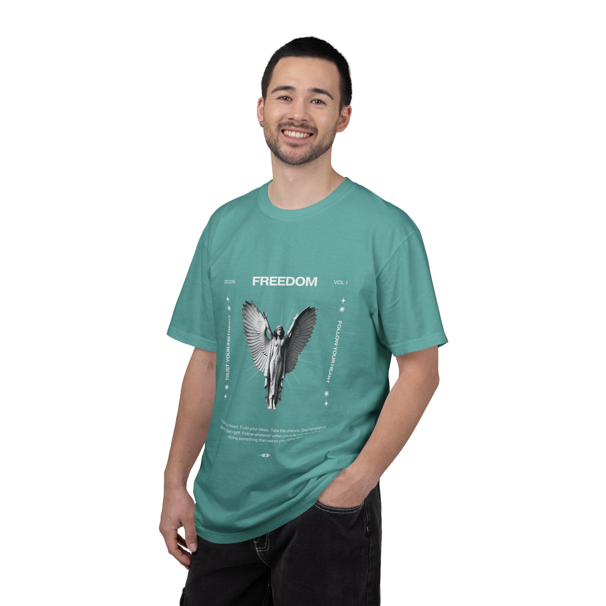 Freedom Angel Graphic T‑Shirt