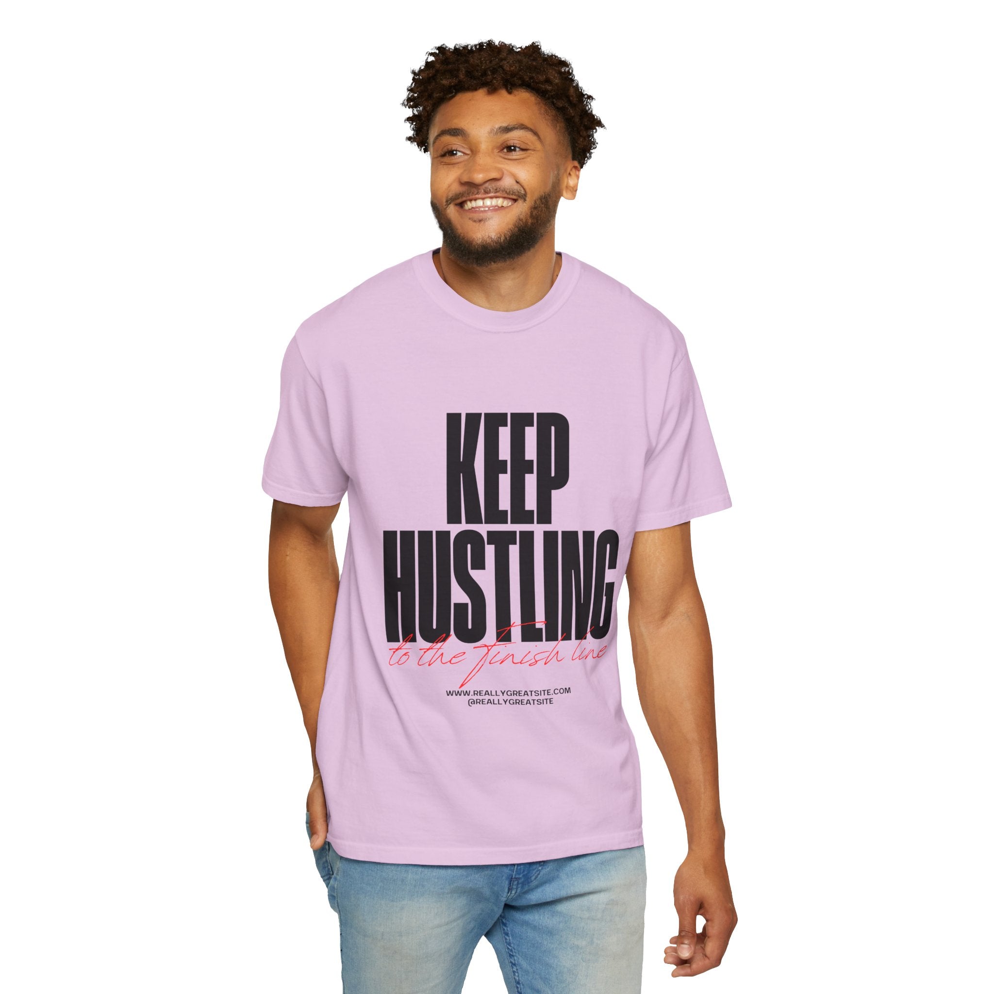 Keep Hustling T-Shirt — Motivational Graphic Tee