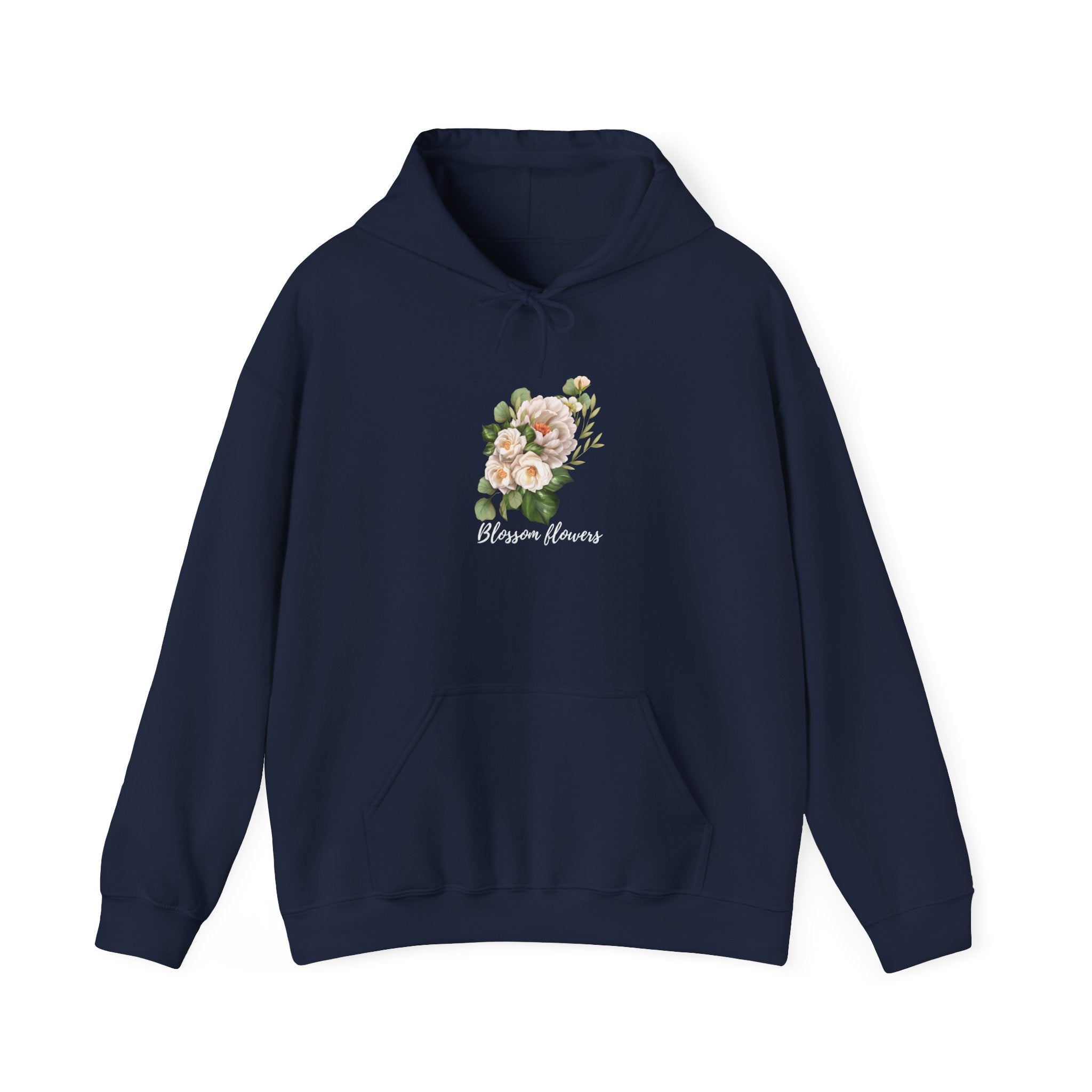 Floral 'Blossom Flowers' Hoodie – Soft Vintage Rose Graphic