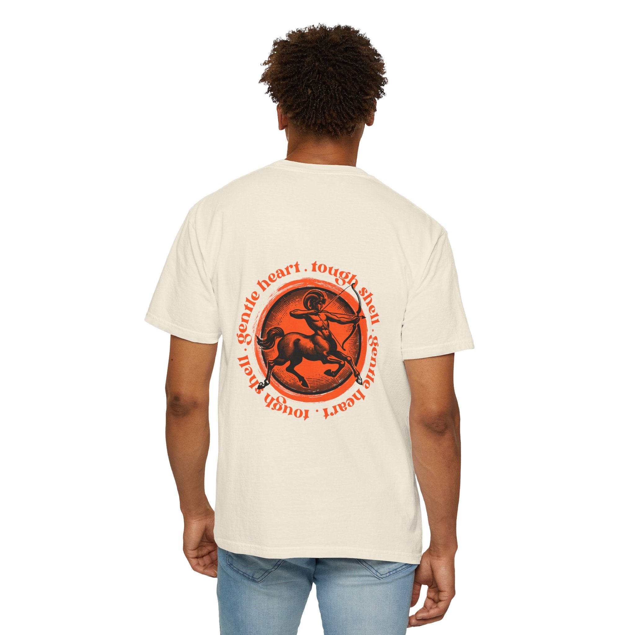 Aries Ram Graphic T-Shirt — "Gentle Heart, Tough Soul" Zodiac Tee