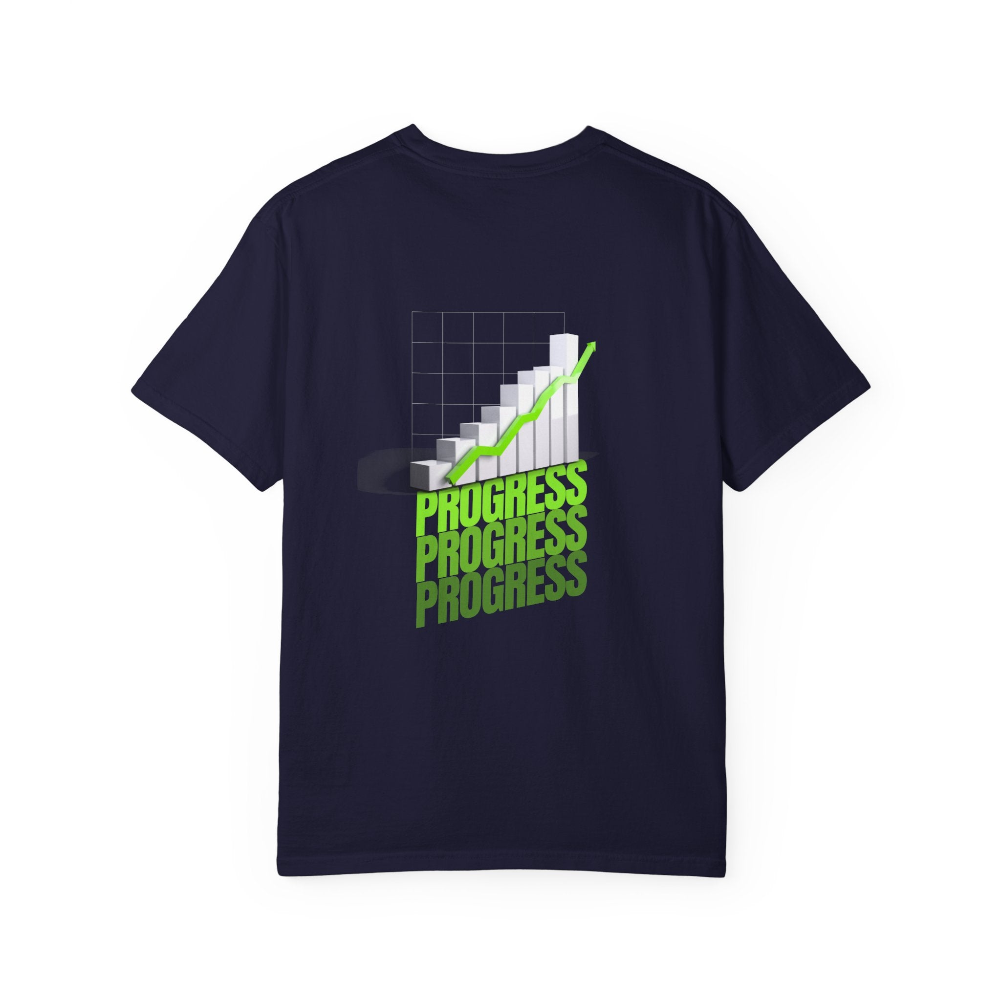 Progress Bar T-Shirt — Motivational 'PROGRESS' Graphic Tee