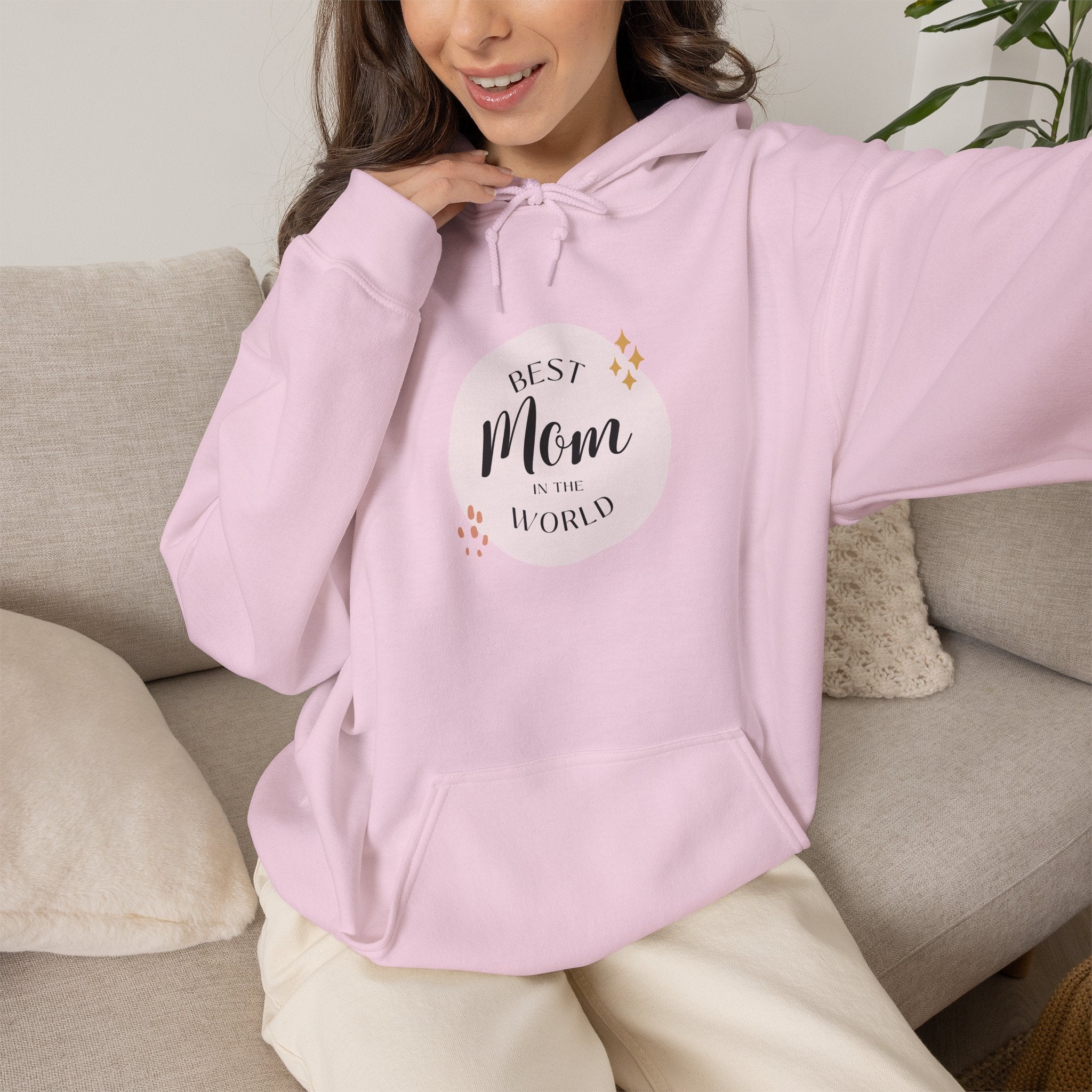 Best Mom in the World Hoodie — Mother's Day Cozy Gift