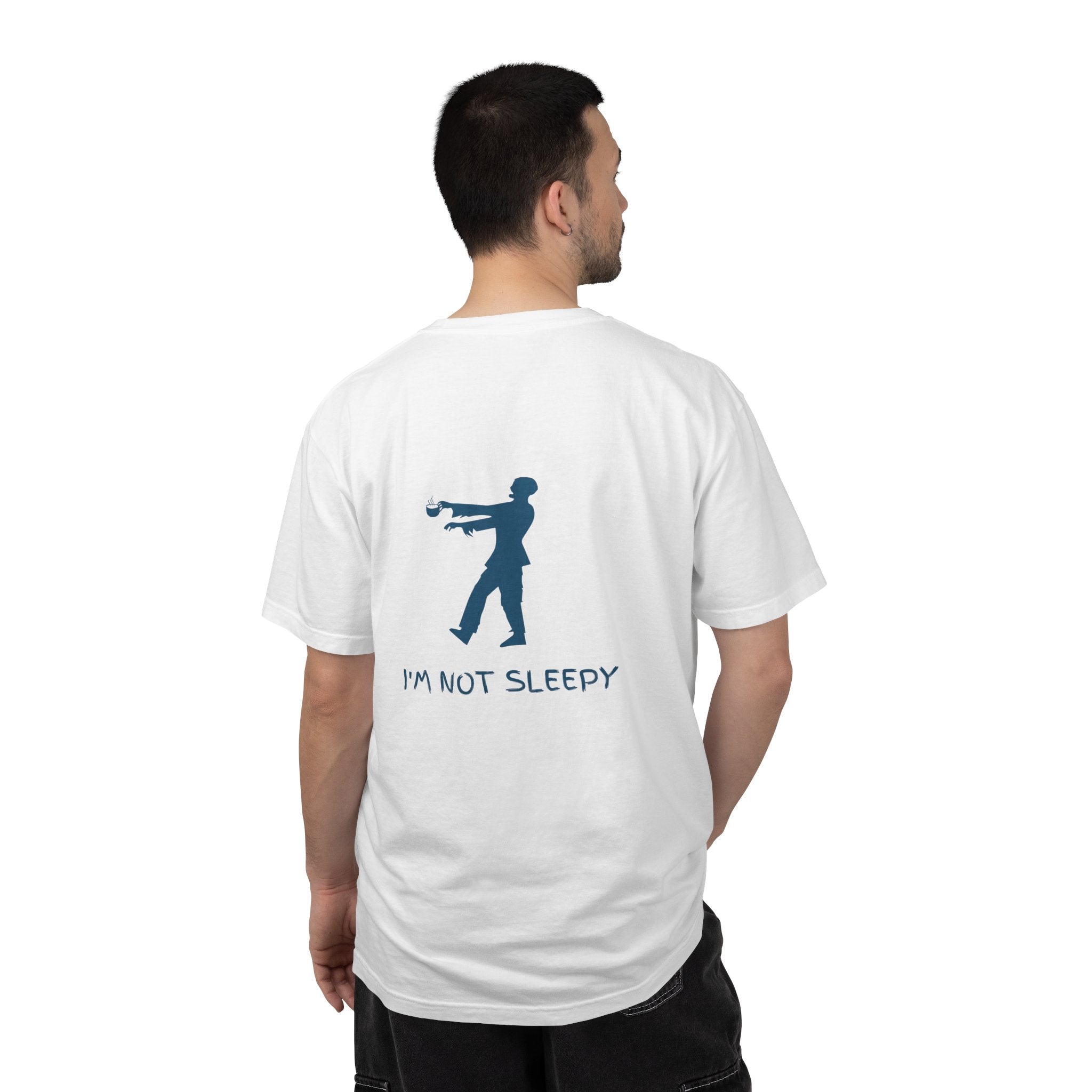Zombie Silhouette T-Shirt — "I’m Not Sleepy" Funny Halloween Tee