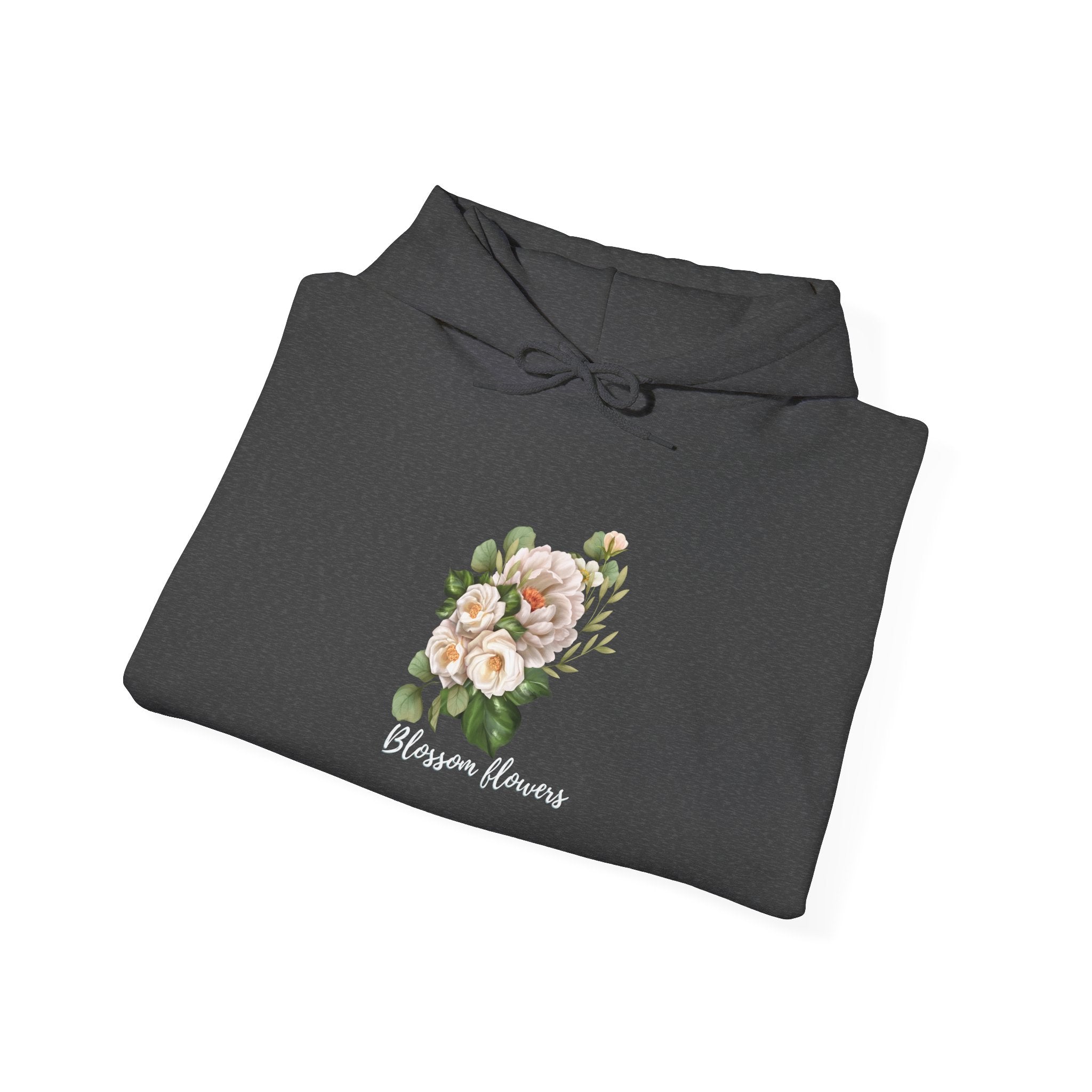 Floral 'Blossom Flowers' Hoodie – Soft Vintage Rose Graphic