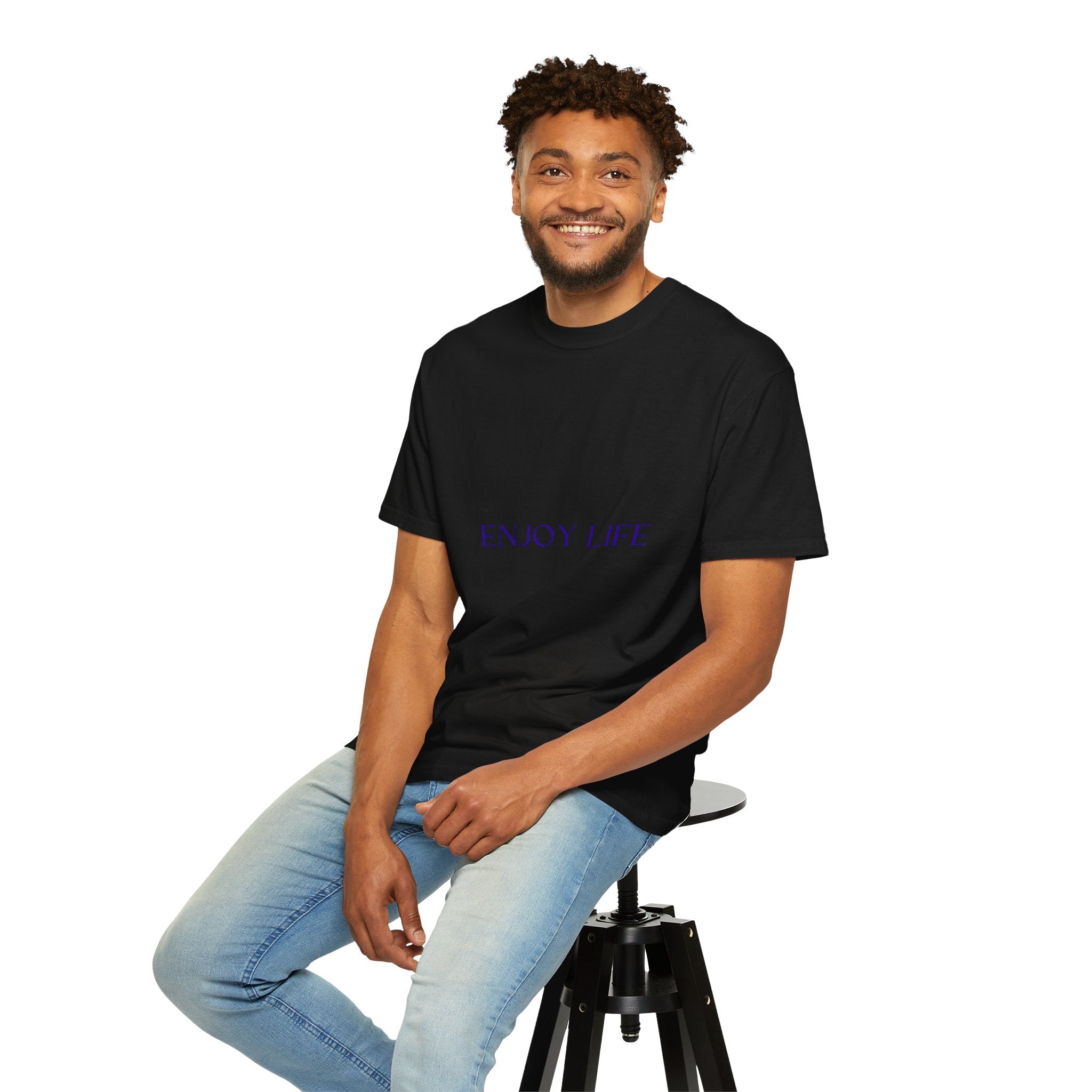 Enjoy Life T-Shirt — Minimal Motivational Graphic Tee