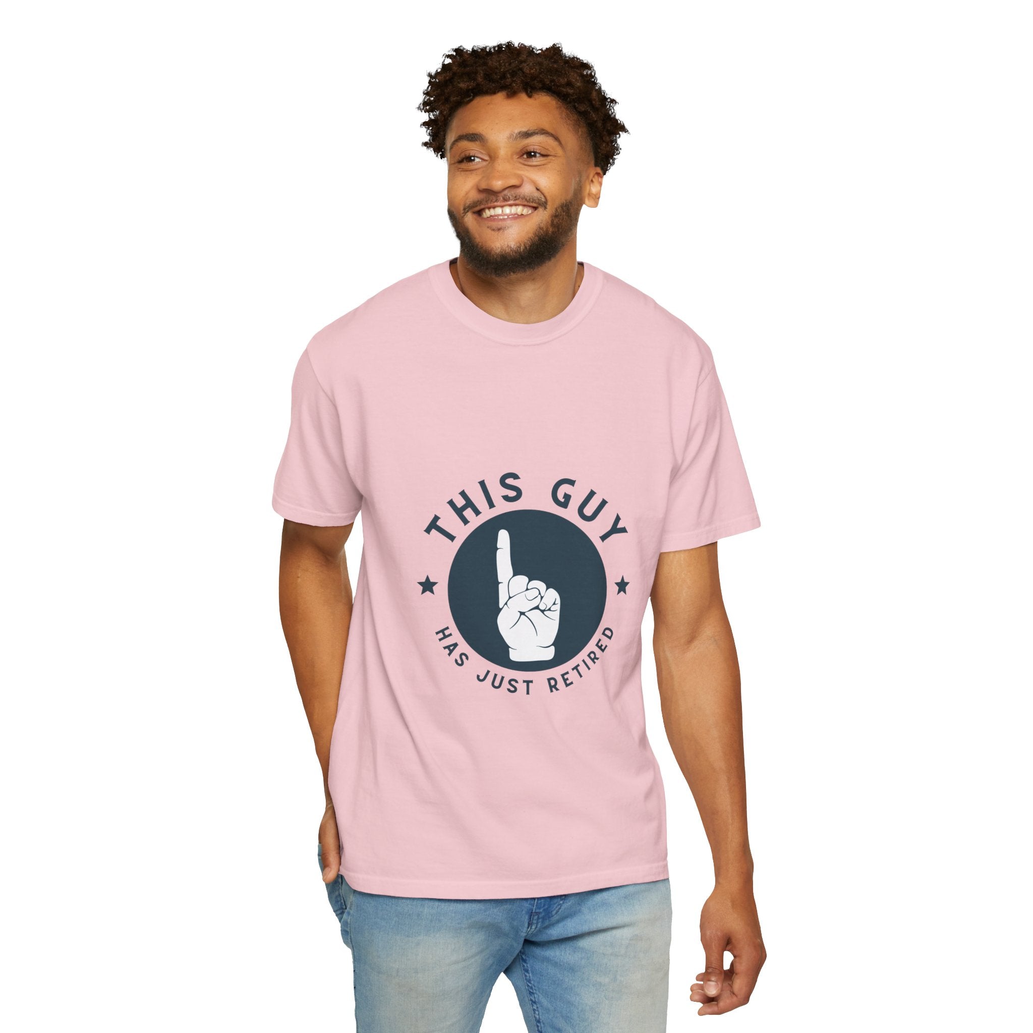 Retired Guy T-Shirt — "This Guy Has Just Retired" Retirement Gift Tee