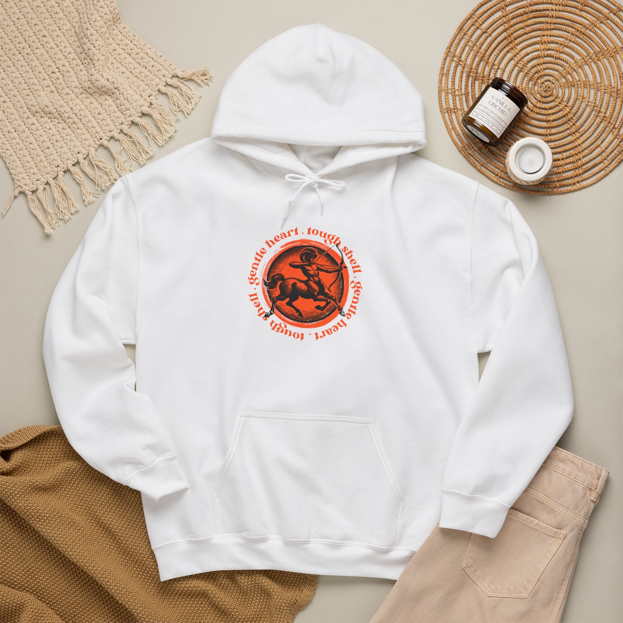 Horse Rider Graphic Hoodie — Vintage Equestrian Circle Design