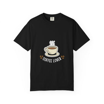 Coffee Lover T-Shirt — Cute Steaming Cup Graphic Tee for Coffee Fans