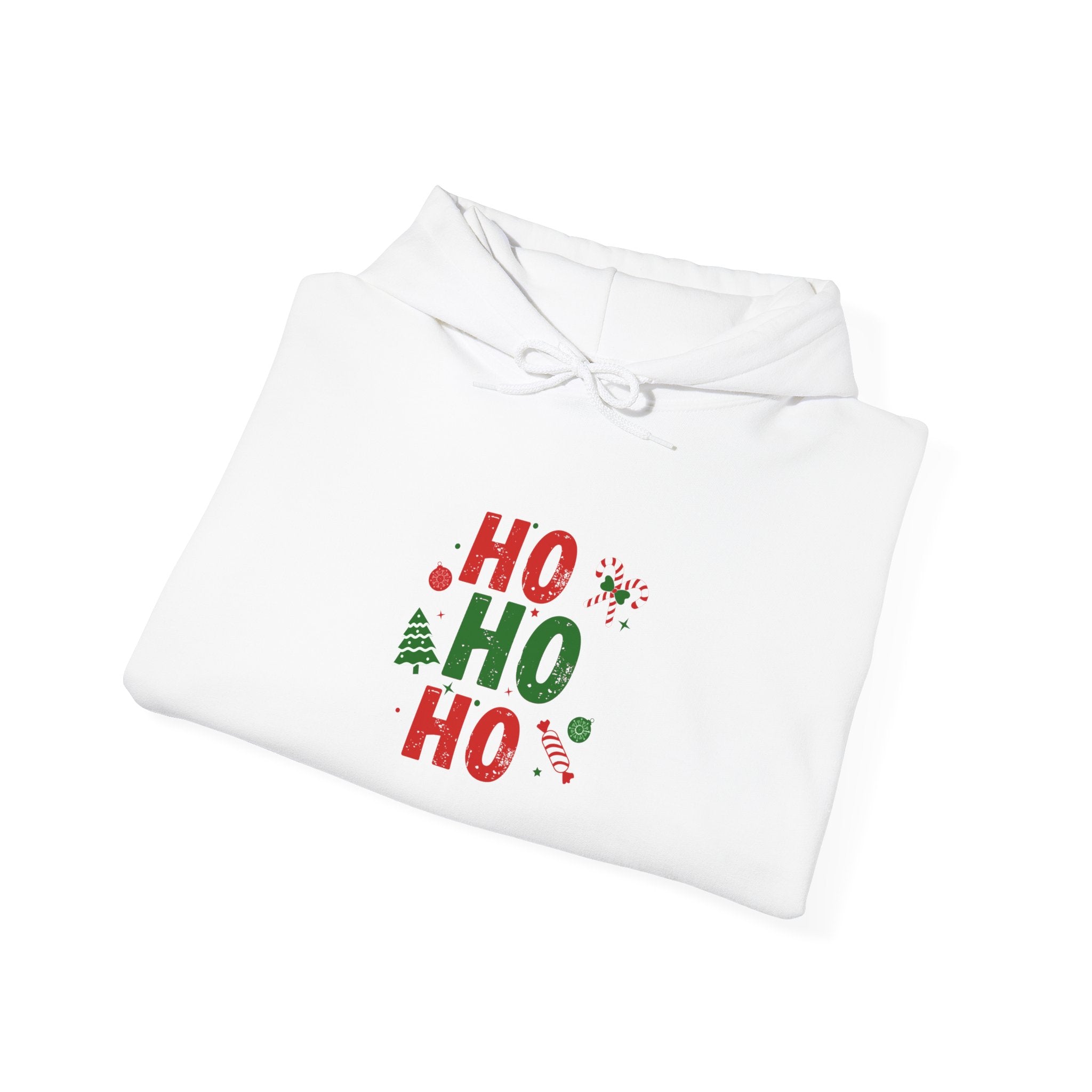 Christmas 'Ho Ho Ho' Hoodie - Festive Holiday Sweatshirt