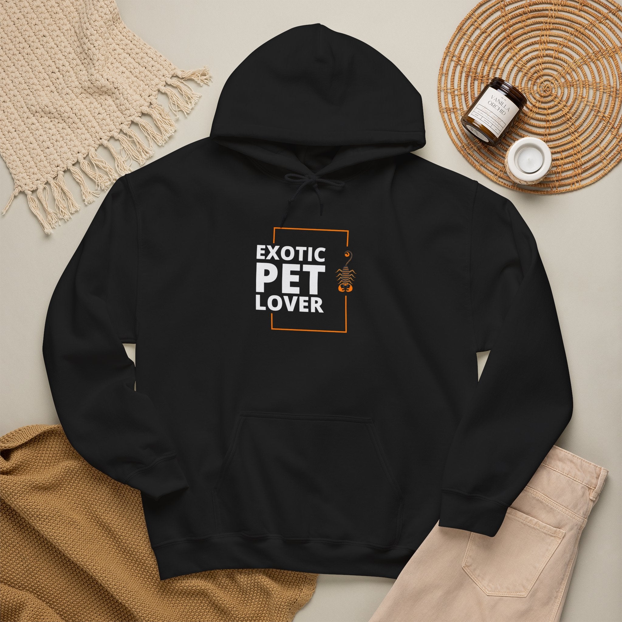 Exotic Pet Lover Hoodie — Cute Snake Graphic Pullover