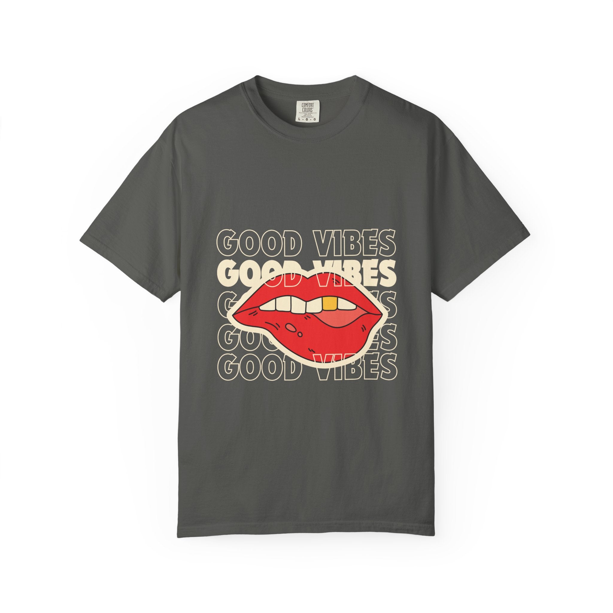 Good Vibes Lip Graphic T-Shirt