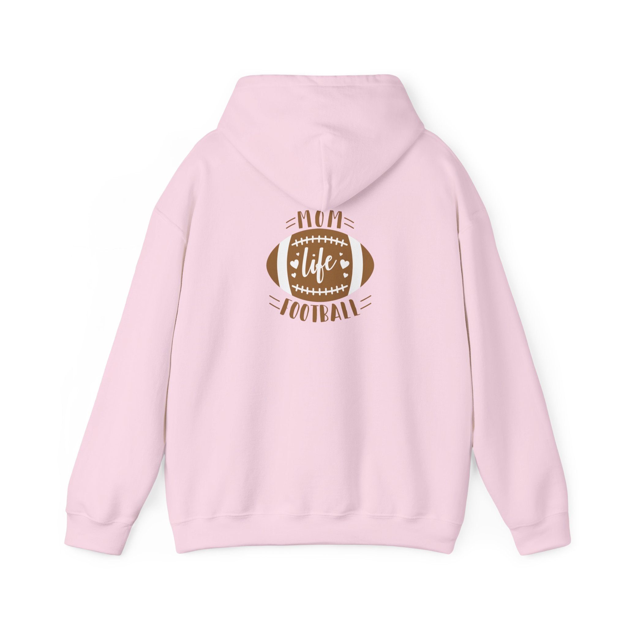 Football Mom Hoodie - "Mom Life Football" Pullover for Game Day