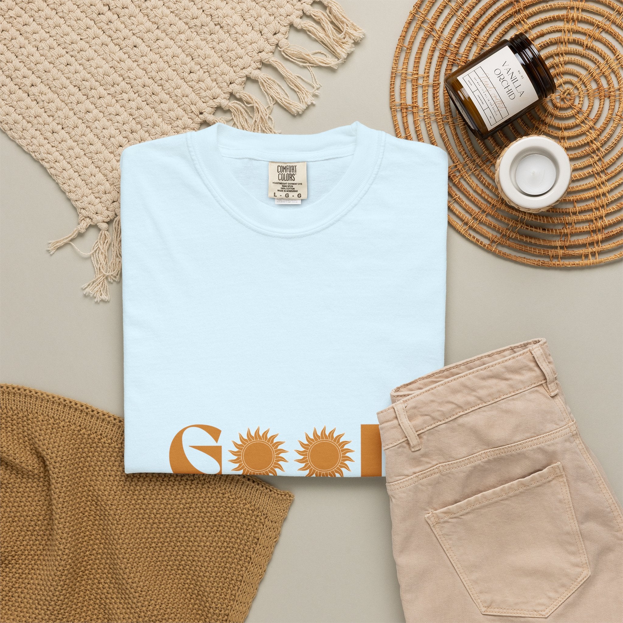 Good Vibes T-Shirt — Retro Sun Graphic Tee