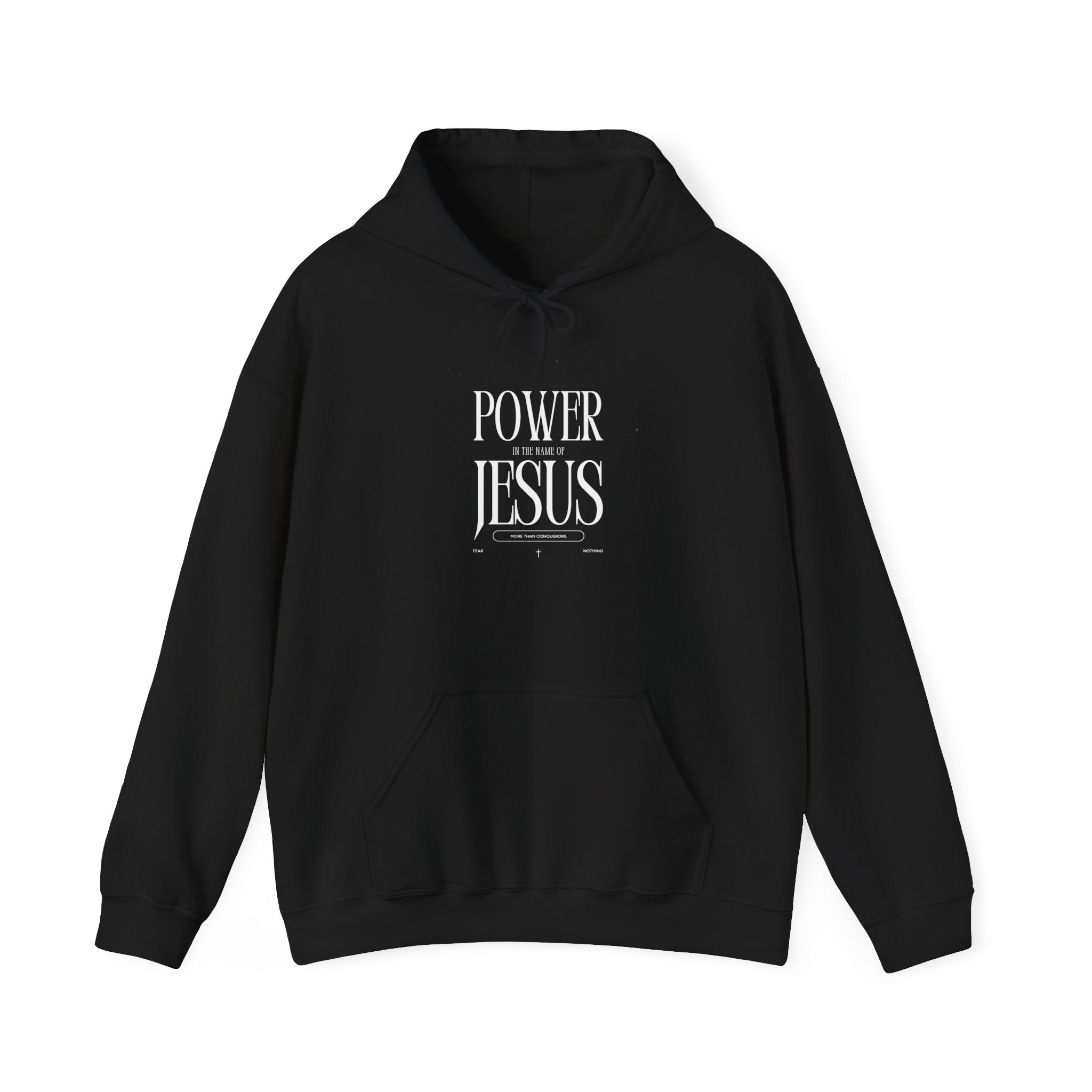 Power In The Name Of Jesus Hoodie — Christian Faith Graphic Sweatshirt