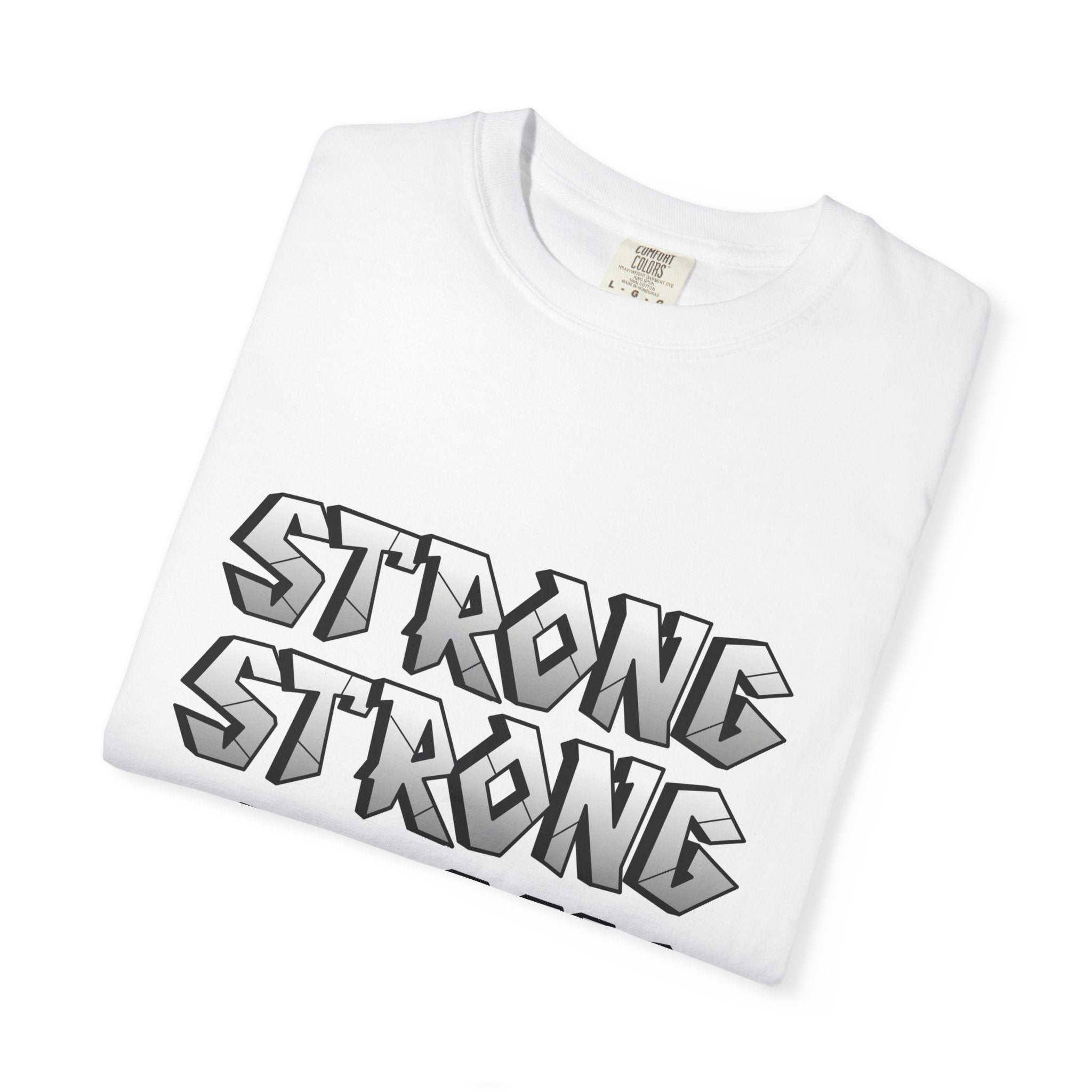 Strong Triple Stack T-Shirt — Bold Graphic Strength Tee